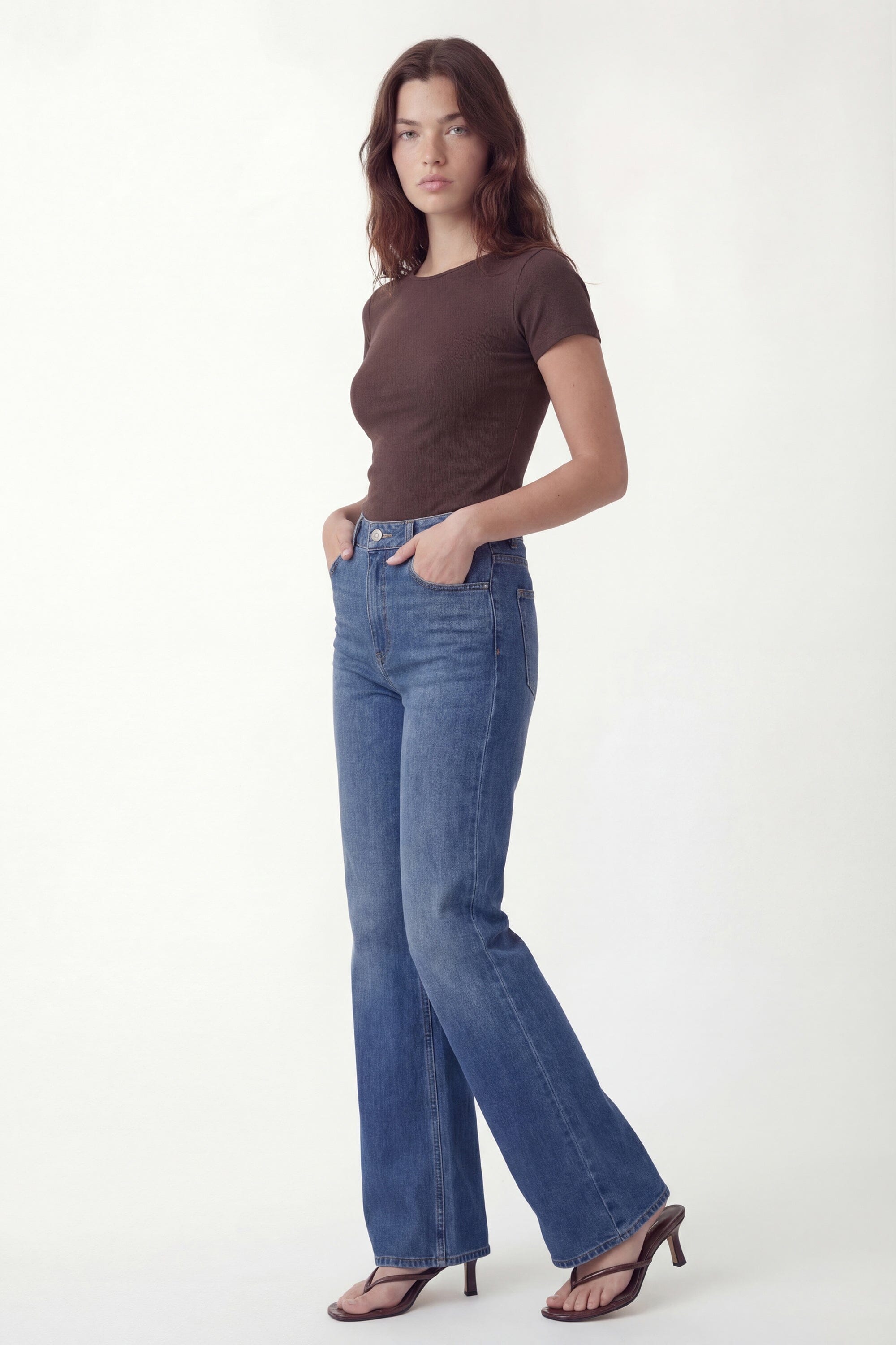 JEAN LARGE - BLANCHE - BLEACH PANTALON SPORTWEAR NEW KOOKAI Mode Kookai