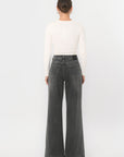 JEAN LARGE - BLANCHE - GRIS PANTALON SPORTWEAR NEW KOOKAI Mode Kookai