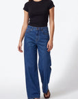 JEAN LARGE - BLANDINE - DOUBLE STONE PANTALON SPORTWEAR NEW KOOKAI Mode Kookai