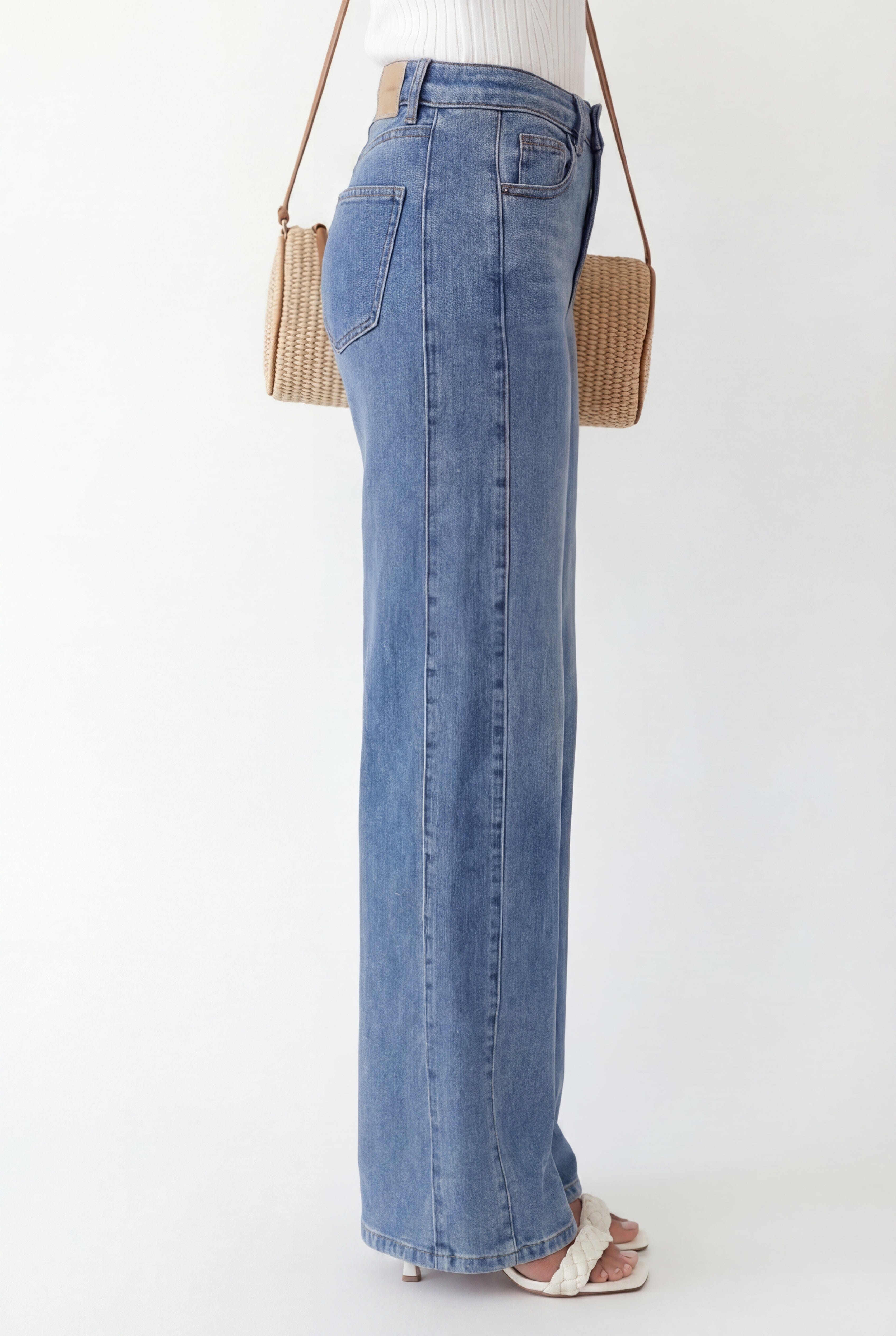 JEAN LARGE - CHESTER - BLEACH PANTALON SPORTWEAR NEW KOOKAI Mode Kookai