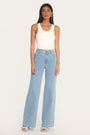 JEAN LARGE COTON RECYCLÉ ERA BLEACH PANTALON SPORTWEAR NEW KOOKAI Mode Kookai