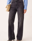 JEAN LARGE - DANYA - BLACK PANTALON SPORTWEAR NEW KOOKAI Mode Kookai