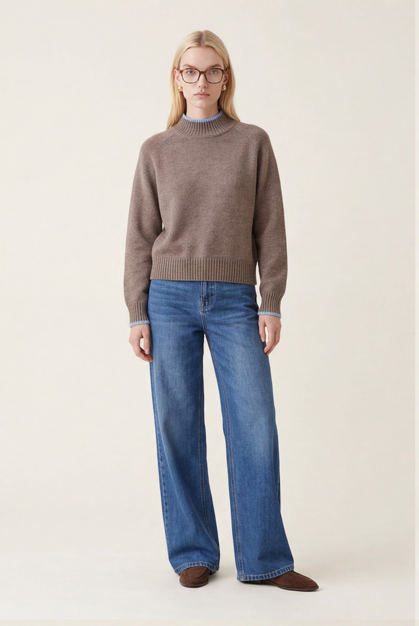 JEAN LARGE - DANYA - STONE PANTALON SPORTWEAR NEW KOOKAI Mode Kookai