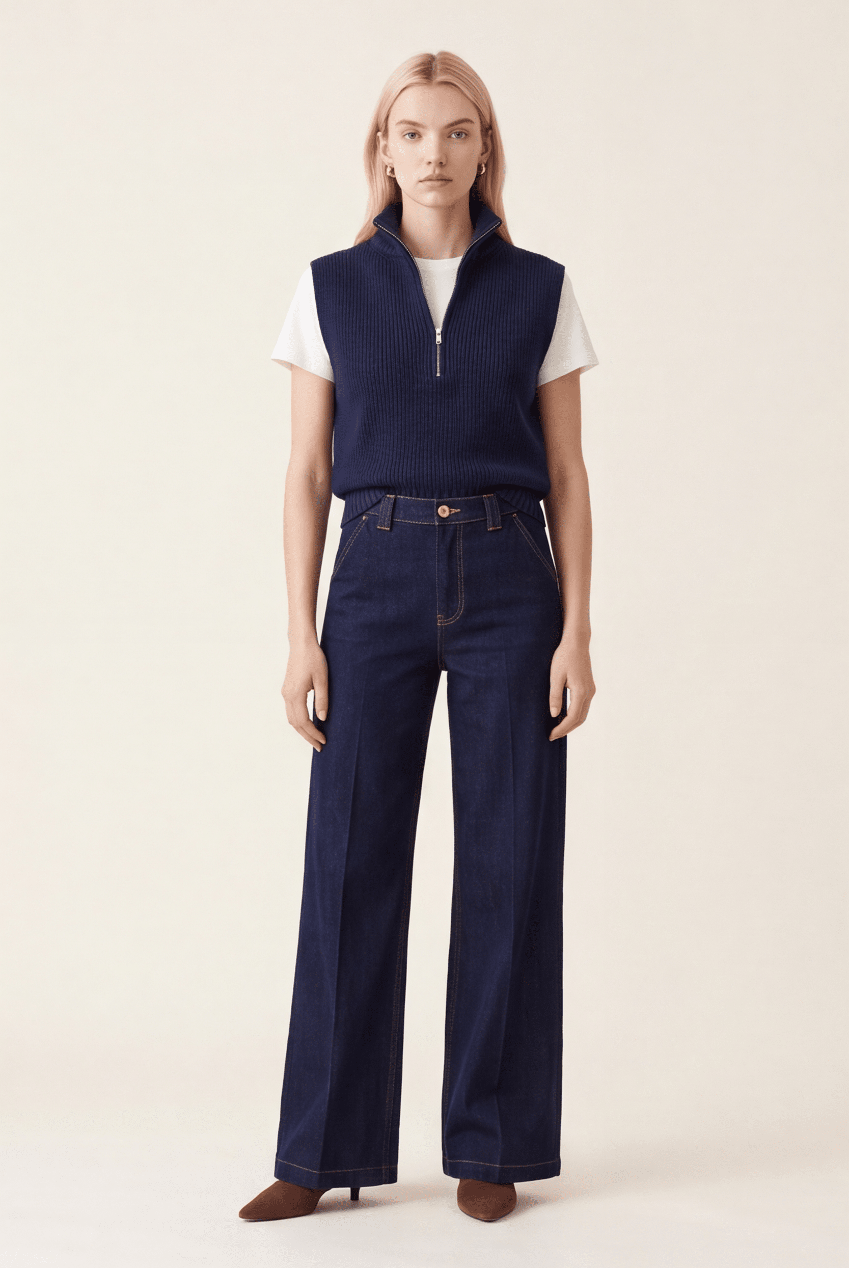 JEAN LONG - CYRIELLE - BRUT PANTALON SPORTWEAR NEW KOOKAI Mode Kookai