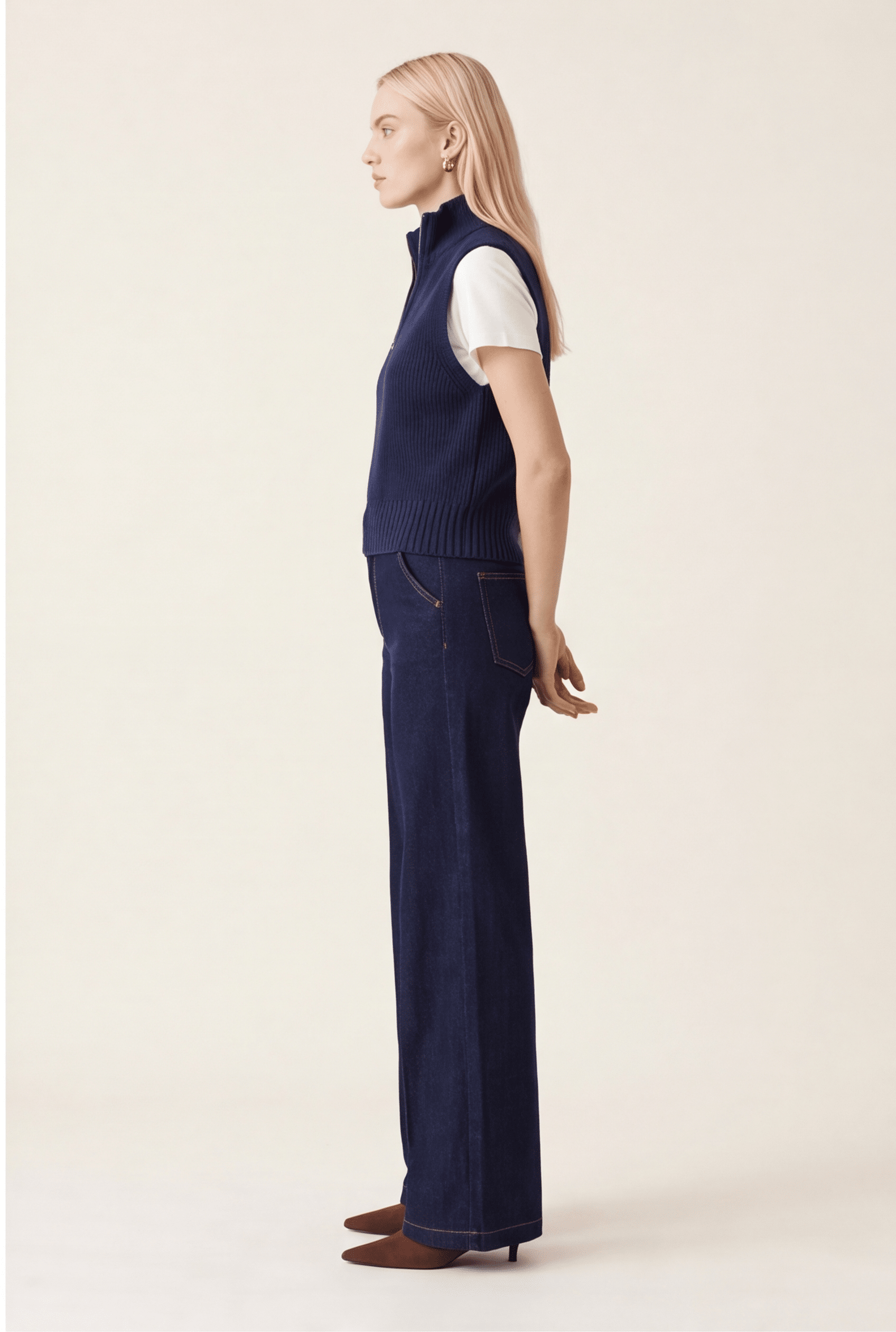 JEAN LONG - CYRIELLE - BRUT PANTALON SPORTWEAR NEW KOOKAI Mode Kookai