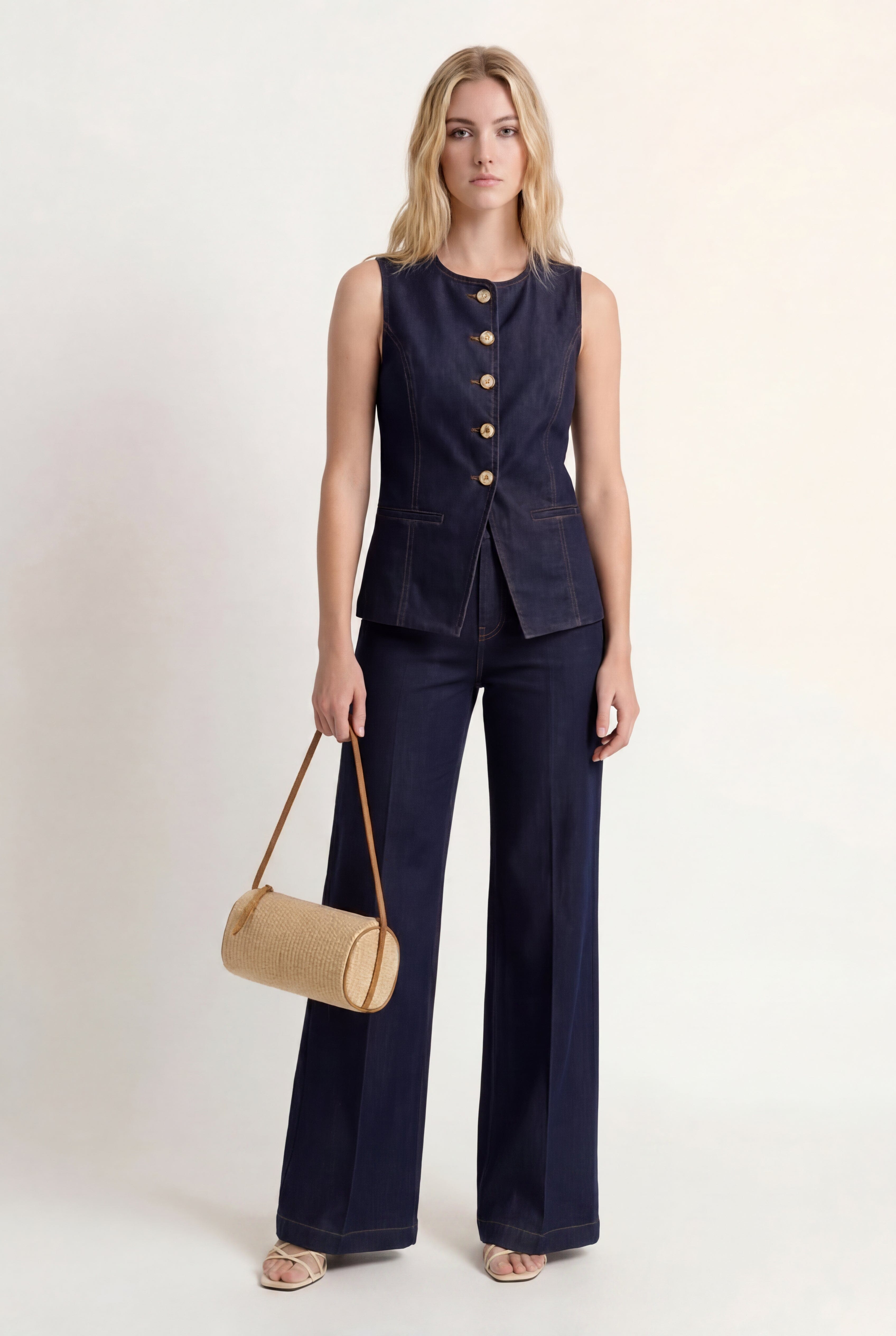 JEAN LONG - CYRIELLE - BRUT PANTALON SPORTWEAR NEW KOOKAI Mode Kookai