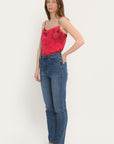 JEAN MUM - STONE WASH - ALBION PANTALON SPORTWEAR NEW KOOKAI Mode Kookai