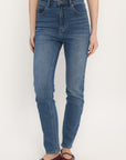 JEAN MUM - STONE WASH - ALBION PANTALON SPORTWEAR NEW KOOKAI Mode Kookai