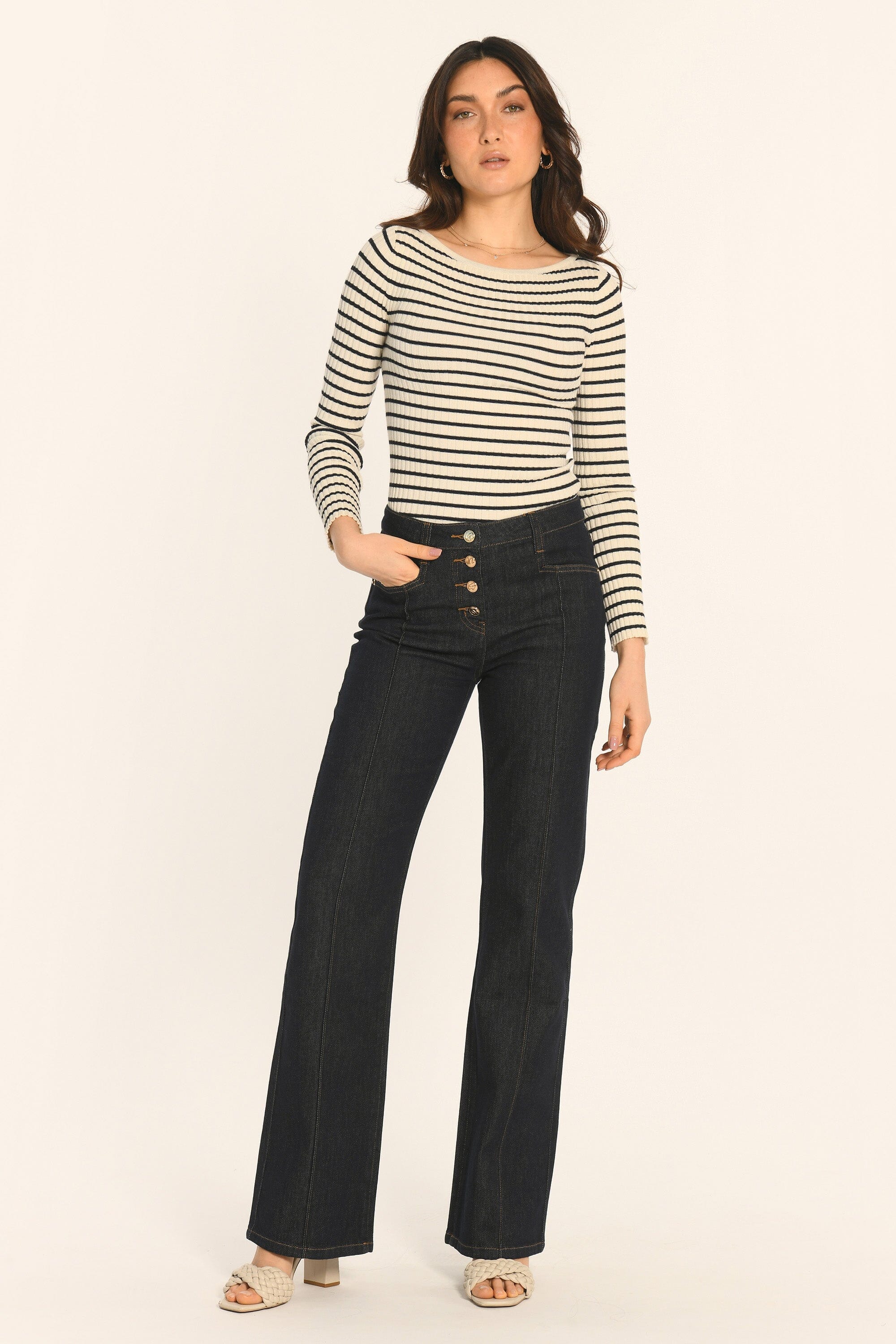 JEAN - RINSE - ARIETTE PANTALON SPORTWEAR NEW KOOKAI Mode Kookai