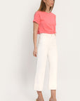 JEAN SPORTWEAR CROP - ANOUK - BLANC PANTALON SPORTWEAR NEW KOOKAI Mode Kookai