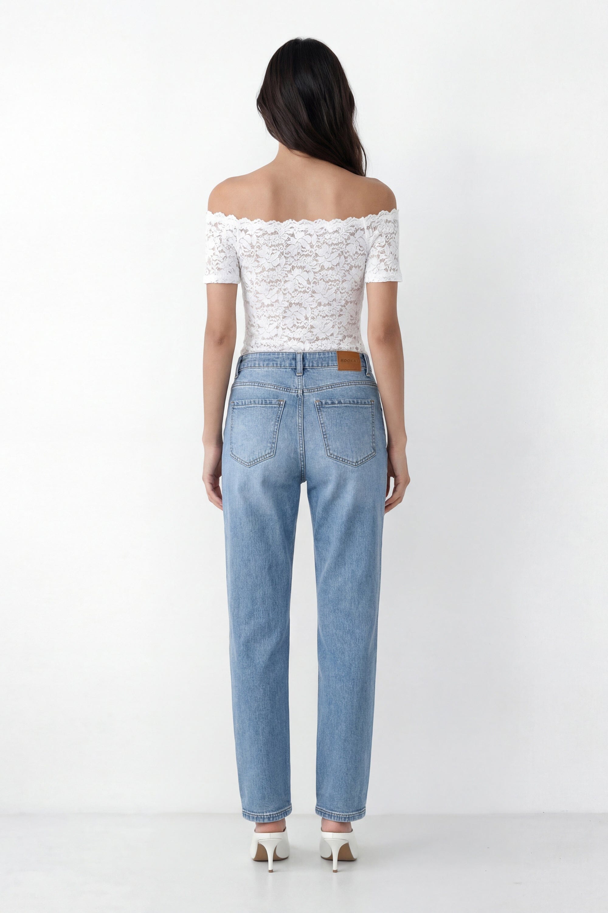 JEANS - COSTA - BLEACH PANTALON SPORTWEAR NEW KOOKAI Mode Kookai