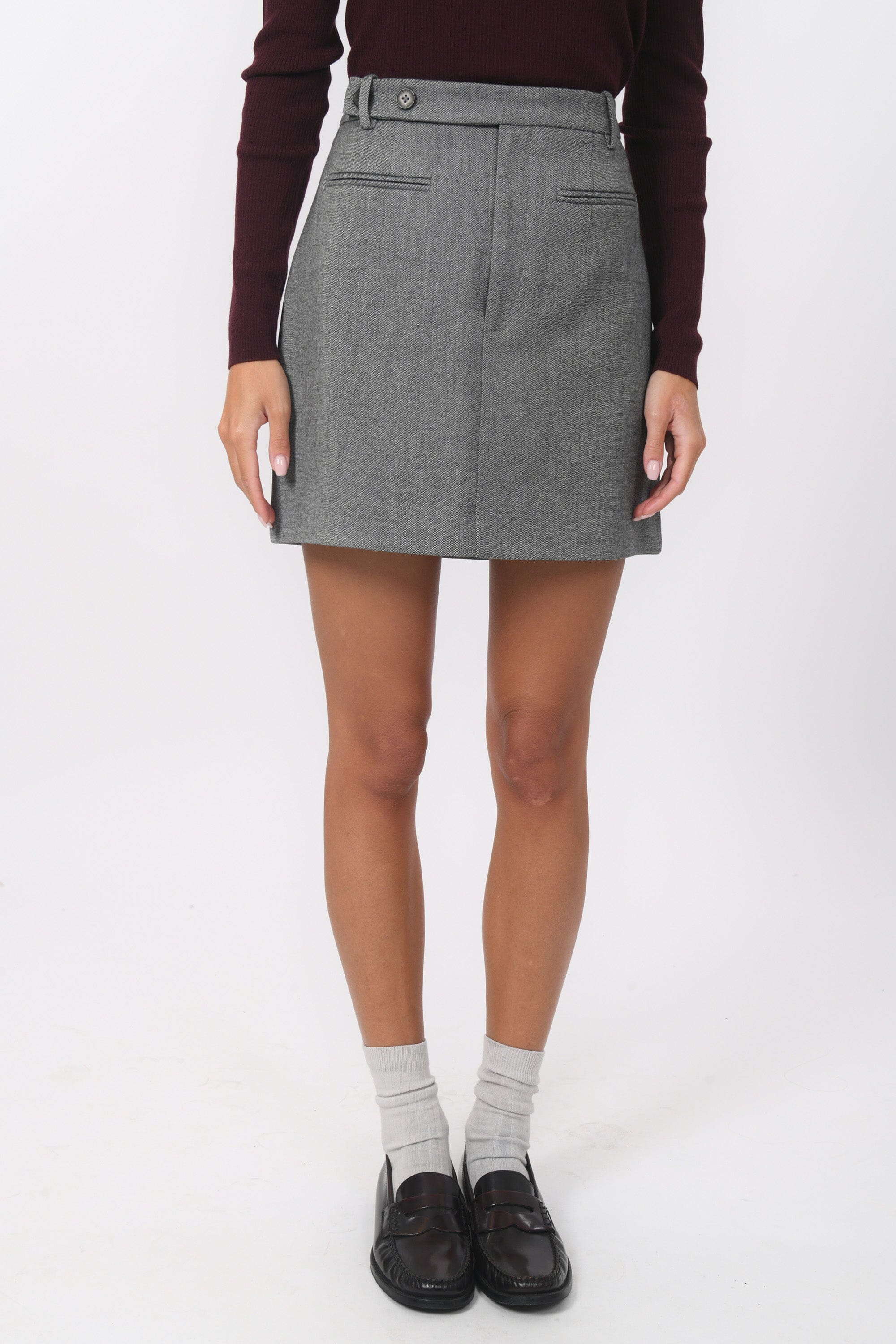 JUPE - BECKETT - GRIS JUPE NEW KOOKAI Mode Kookai