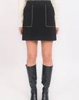 JUPE COURTE - BROOKLYN - NOIR JUPE NEW KOOKAI Mode Kookai