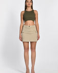 JUPE COURTE CARGO DANA BEIGE JUPE SPORTWEAR KOOKAI Mode Kookai