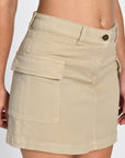 JUPE COURTE CARGO DANA BEIGE JUPE SPORTWEAR KOOKAI Mode Kookai