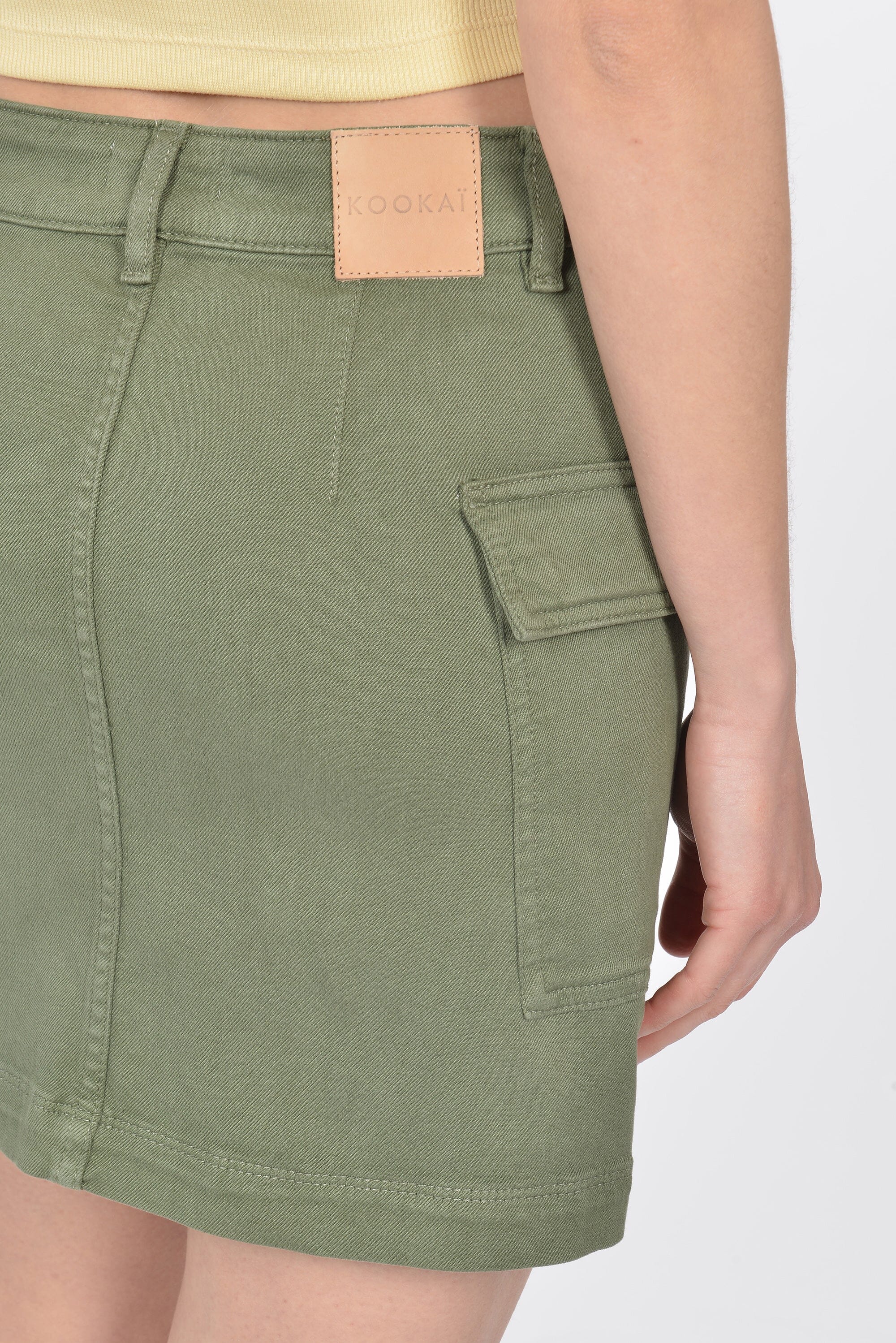 JUPE COURTE CARGO DANA KAKI JUPE SPORTWEAR KOOKAI Mode Kookai
