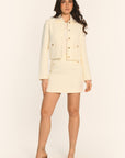 JUPE COURTE - CREME - ANNETTE JUPE NEW KOOKAI Mode Kookai