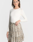 JUPE COURTE HENNA BEIGE JUPE KOOKAI Mode Kookai