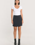 JUPE COURTE RAYURE TENNIS AUDREY NAVY JUPE KOOKAI Mode Kookai