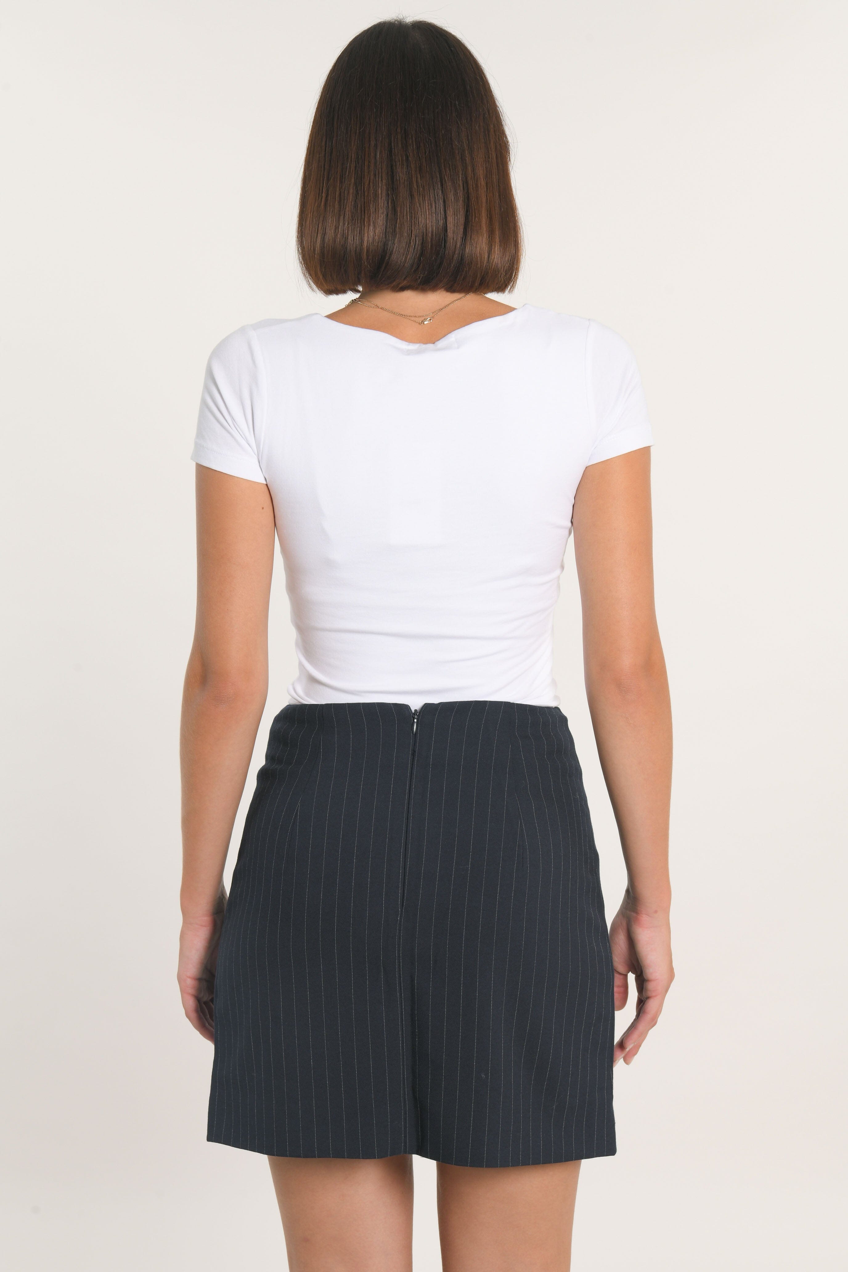 JUPE COURTE RAYURE TENNIS AUDREY NAVY JUPE KOOKAI Mode Kookai