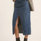 JUPE JEAN - DESSIE - STONE JUPE SPORTWEAR NEW KOOKAI Mode Kookai