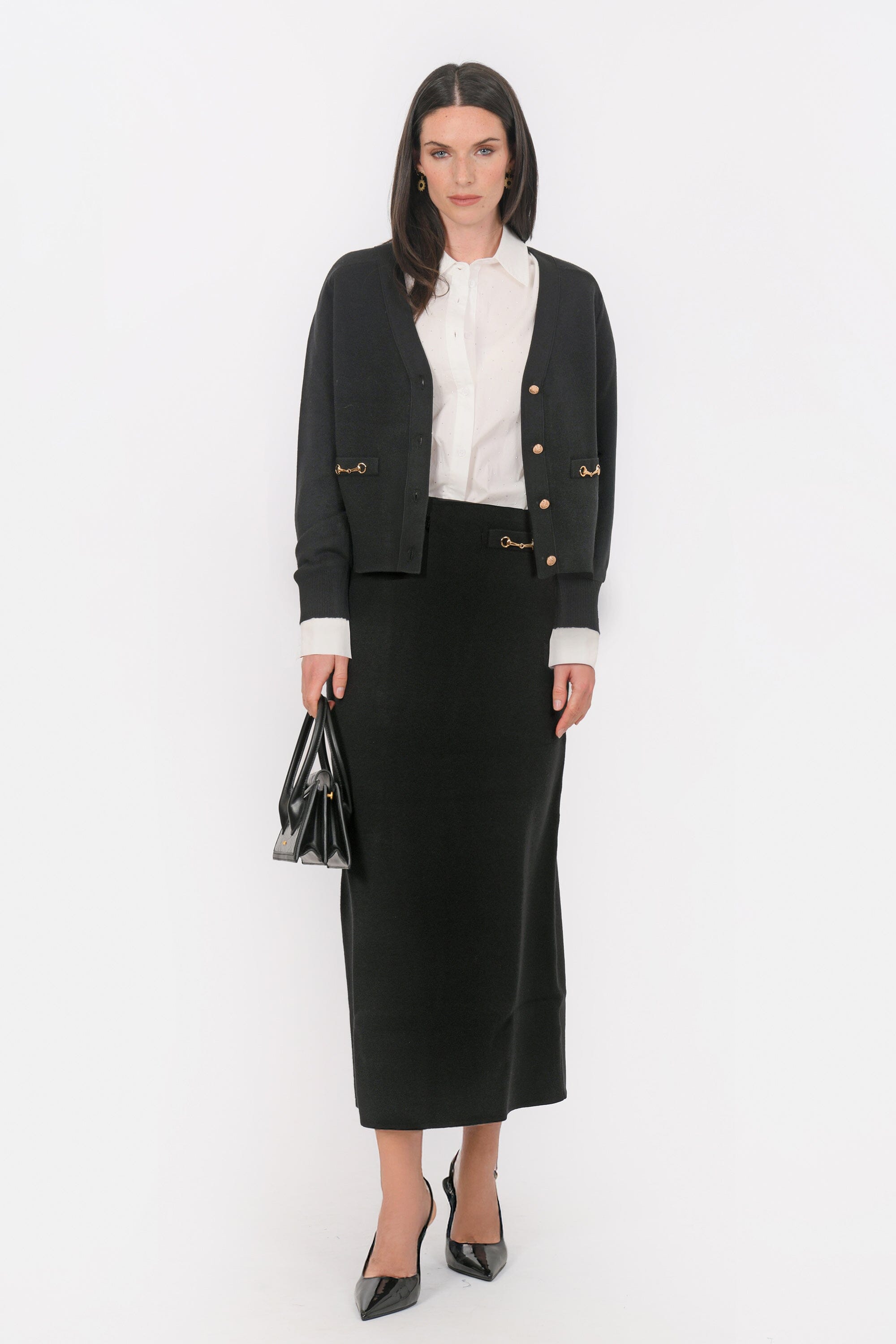 JUPE LONGUE - BETINA - NOIR JUPE NEW KOOKAI Mode Kookai