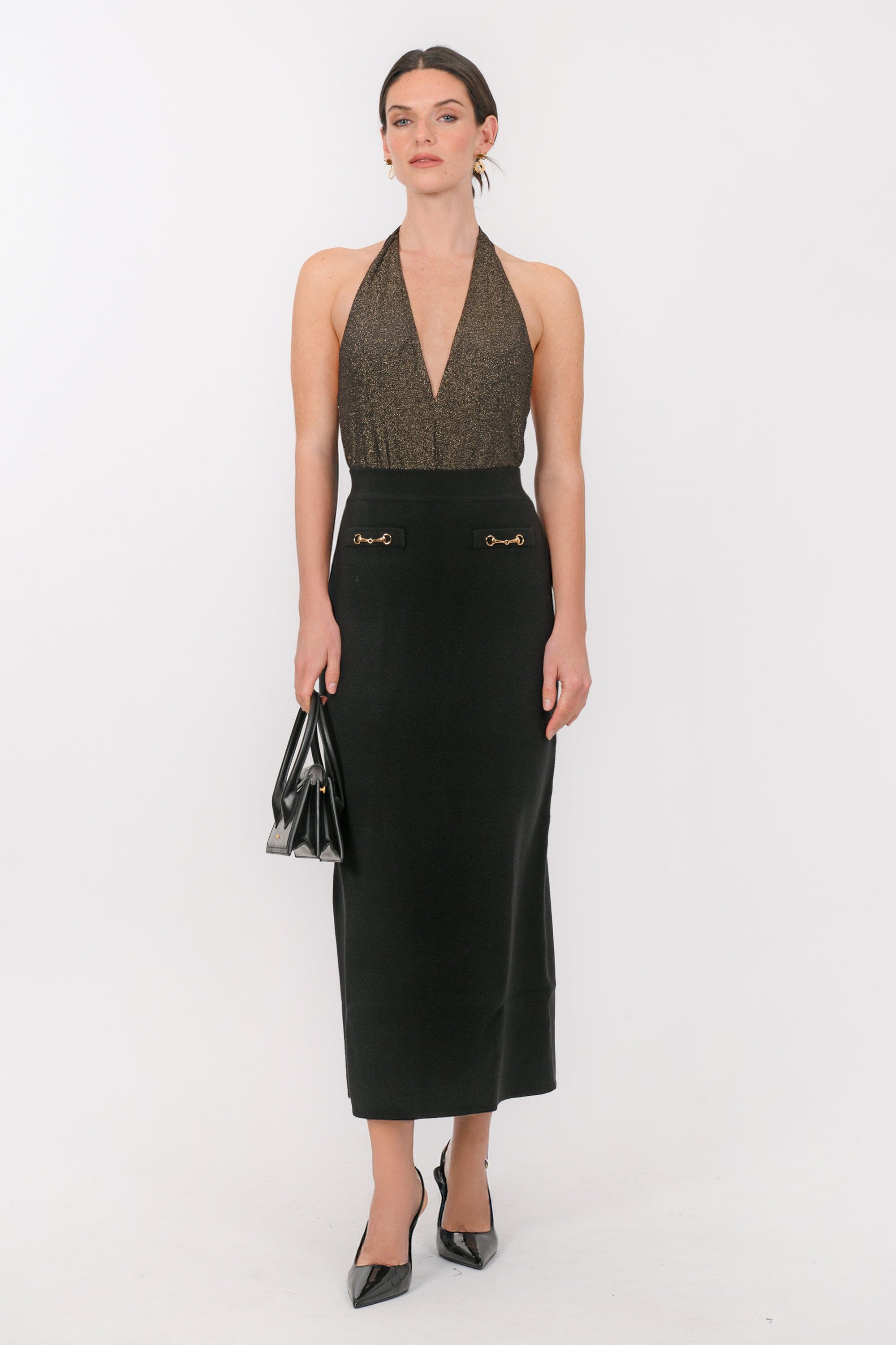 JUPE LONGUE - BETINA - NOIR JUPE NEW KOOKAI Mode Kookai