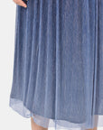 JUPE LONGUE BRIANA BLUE/GOLD JUPE KOOKAI Mode Kookai