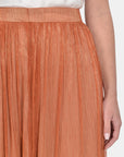 JUPE LONGUE BRIANA ORANGE/GOLD JUPE KOOKAI Mode Kookai