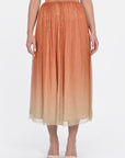 JUPE LONGUE BRIANA ORANGE/GOLD JUPE KOOKAI Mode Kookai