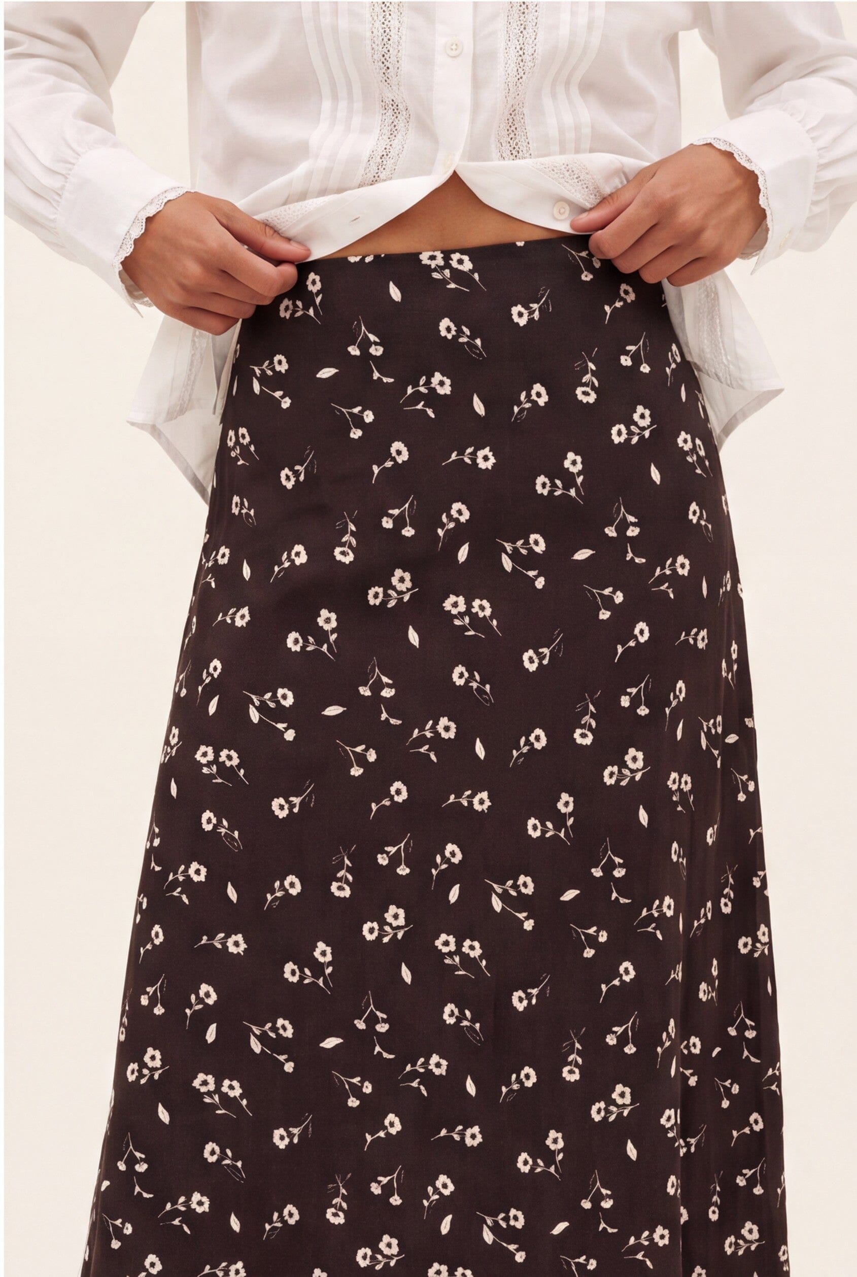 JUPE LONGUE - DELILAH - CHOCOLAT JUPE NEW KOOKAI Mode Kookai