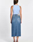 JUPE LONGUE JEAN JESSIE STONE BLUE JUPE SPORTWEAR KOOKAI Mode Kookai