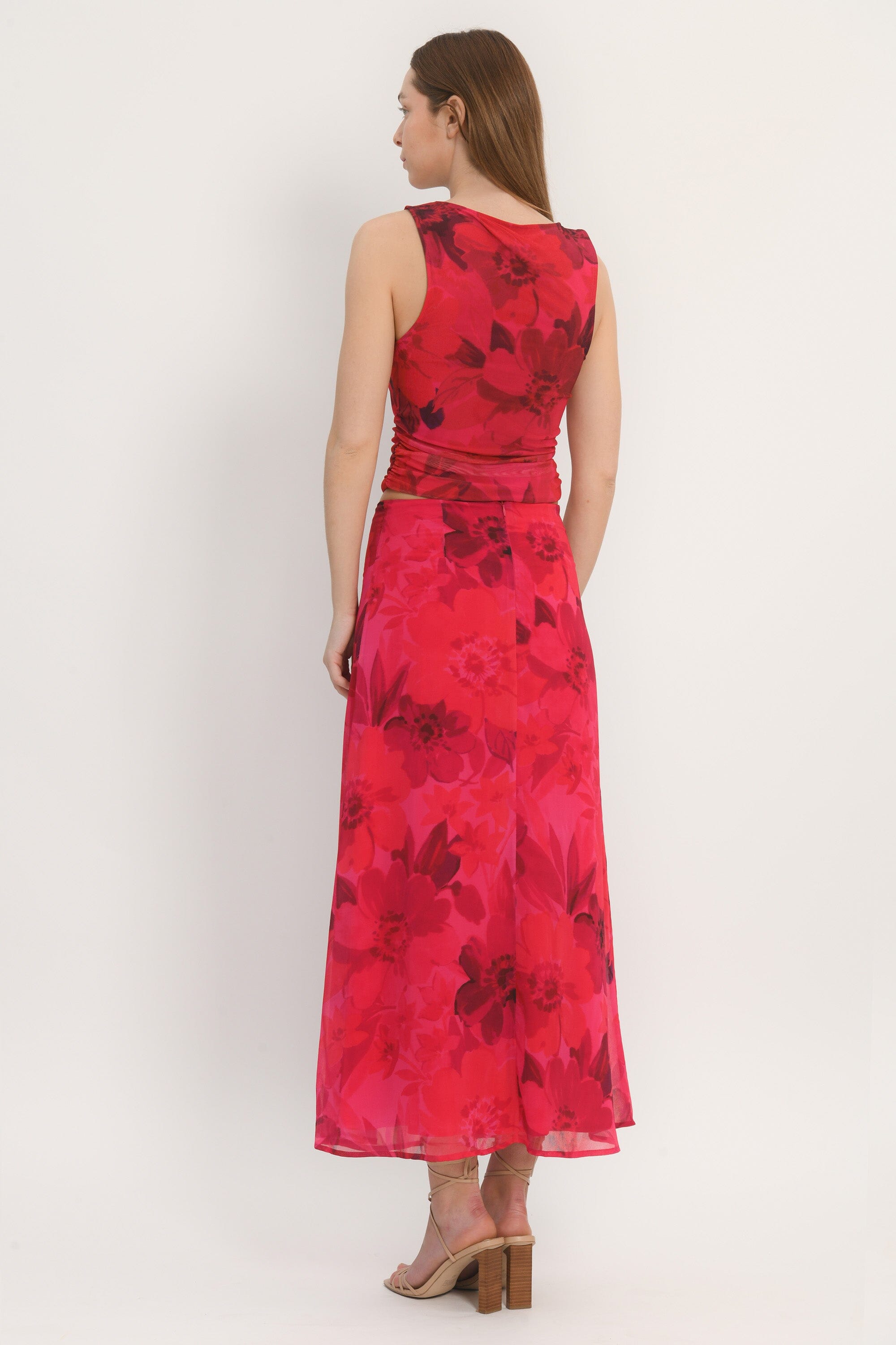 JUPE MIDI - ADRIANA - FUSCHIA JUPE NEW KOOKAI Mode Kookai