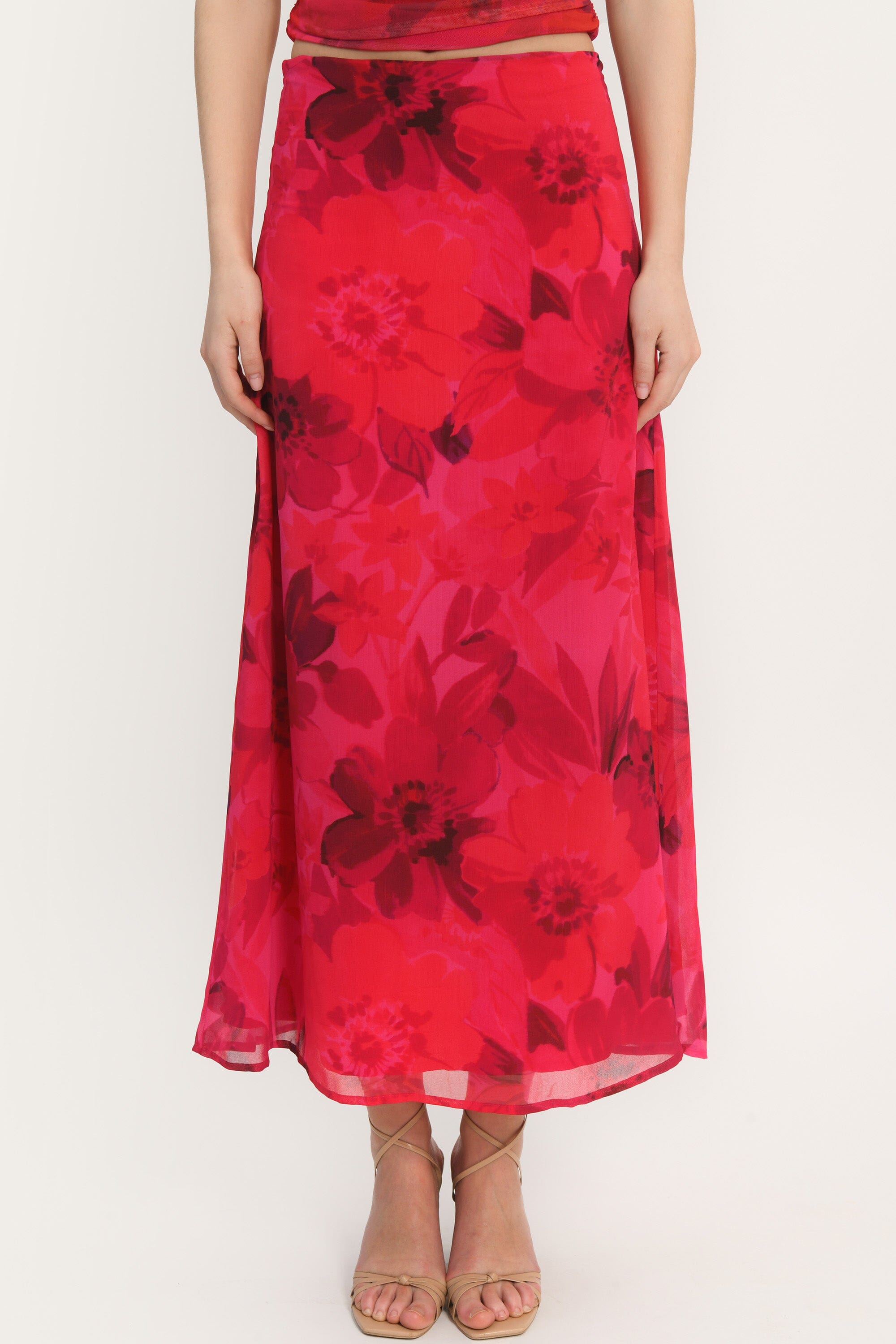 JUPE MIDI - ADRIANA - FUSCHIA JUPE NEW KOOKAI Mode Kookai