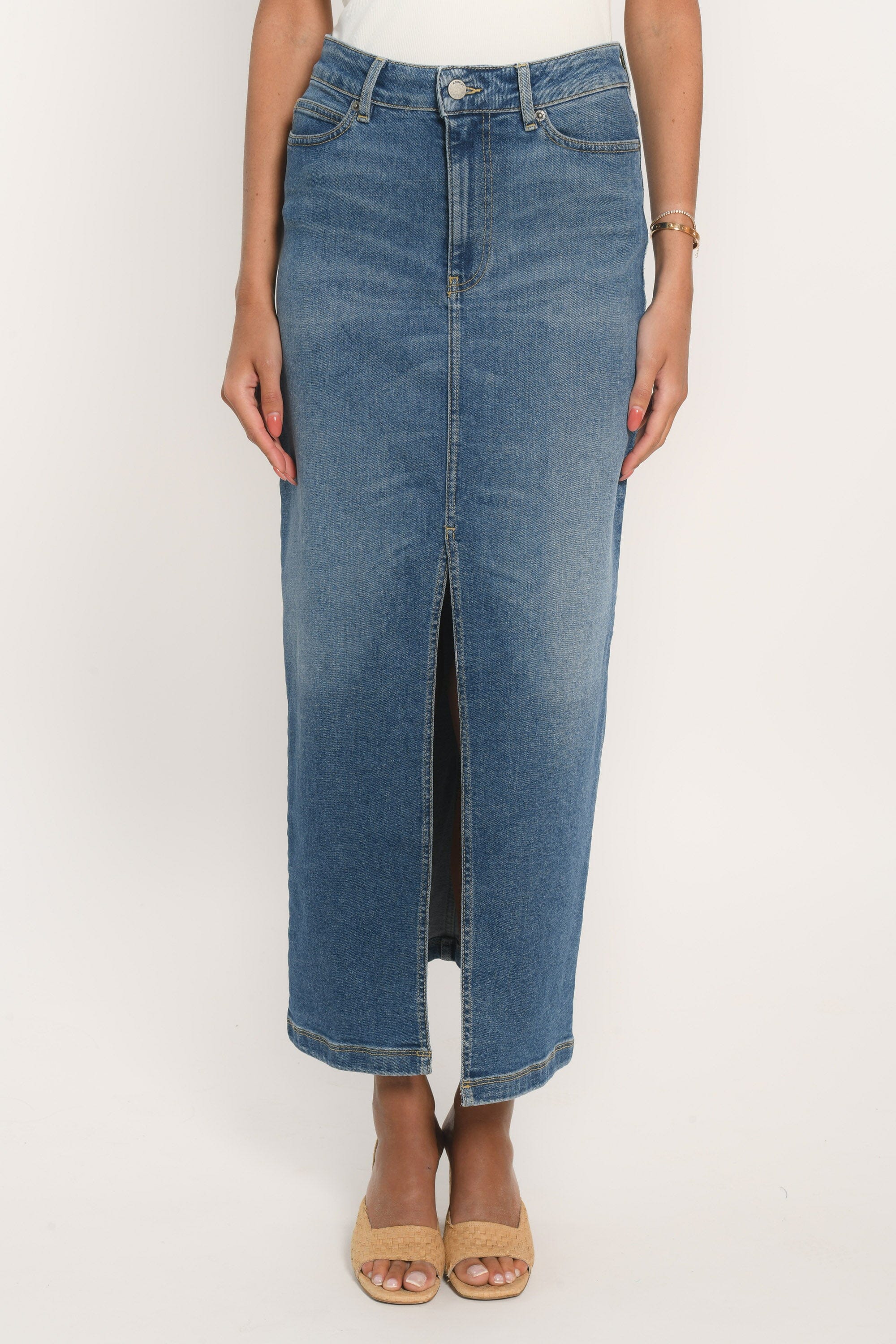 JUPE MIDI - ALBERTINA - BLEACH JUPE SPORTWEAR NEW KOOKAI Mode Kookai
