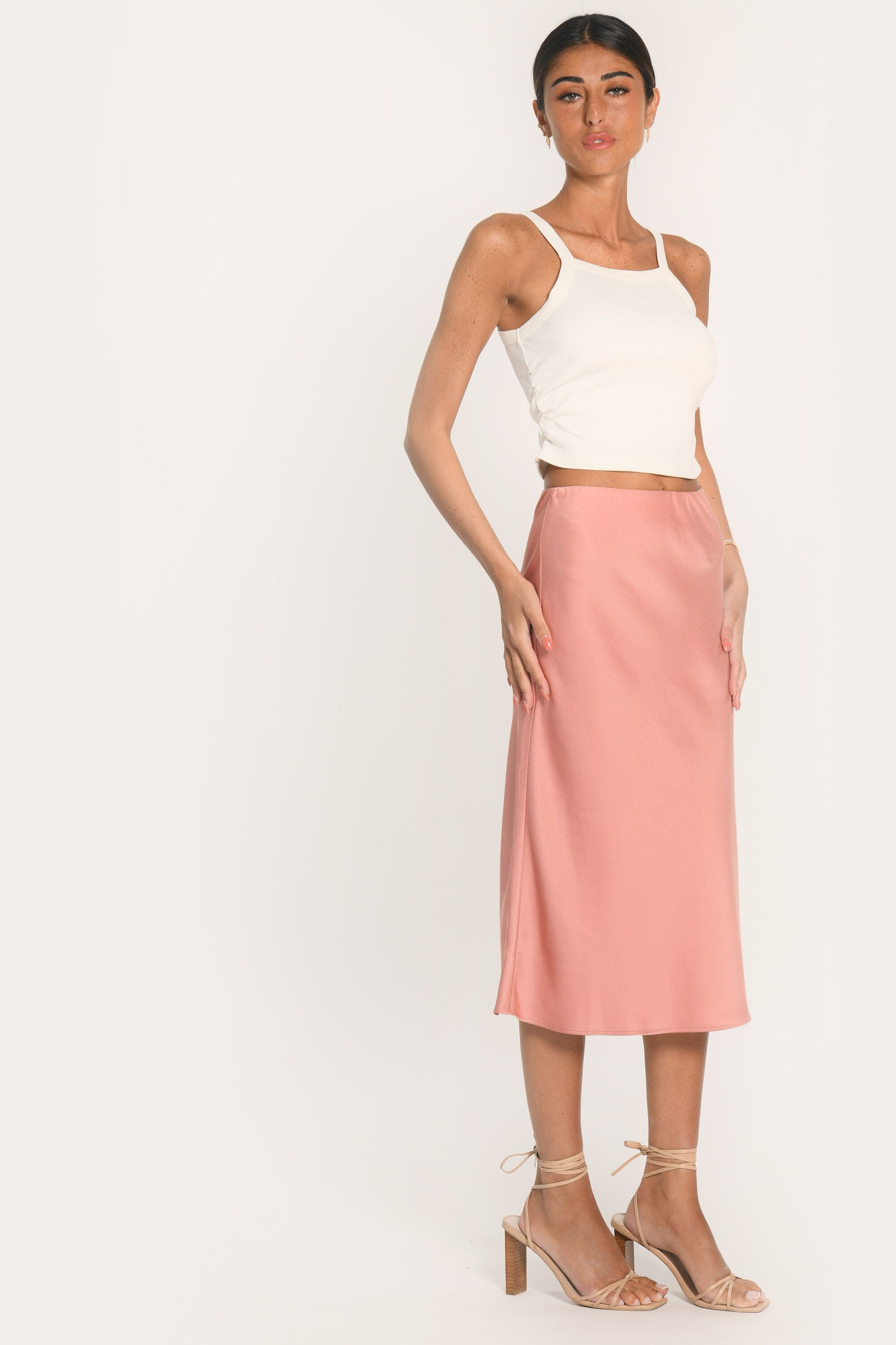 JUPE MIDI - ALLEGRA - TERRACOTA JUPE NEW KOOKAI Mode Kookai