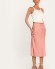 JUPE MIDI - ALLEGRA - TERRACOTA JUPE NEW KOOKAI Mode Kookai