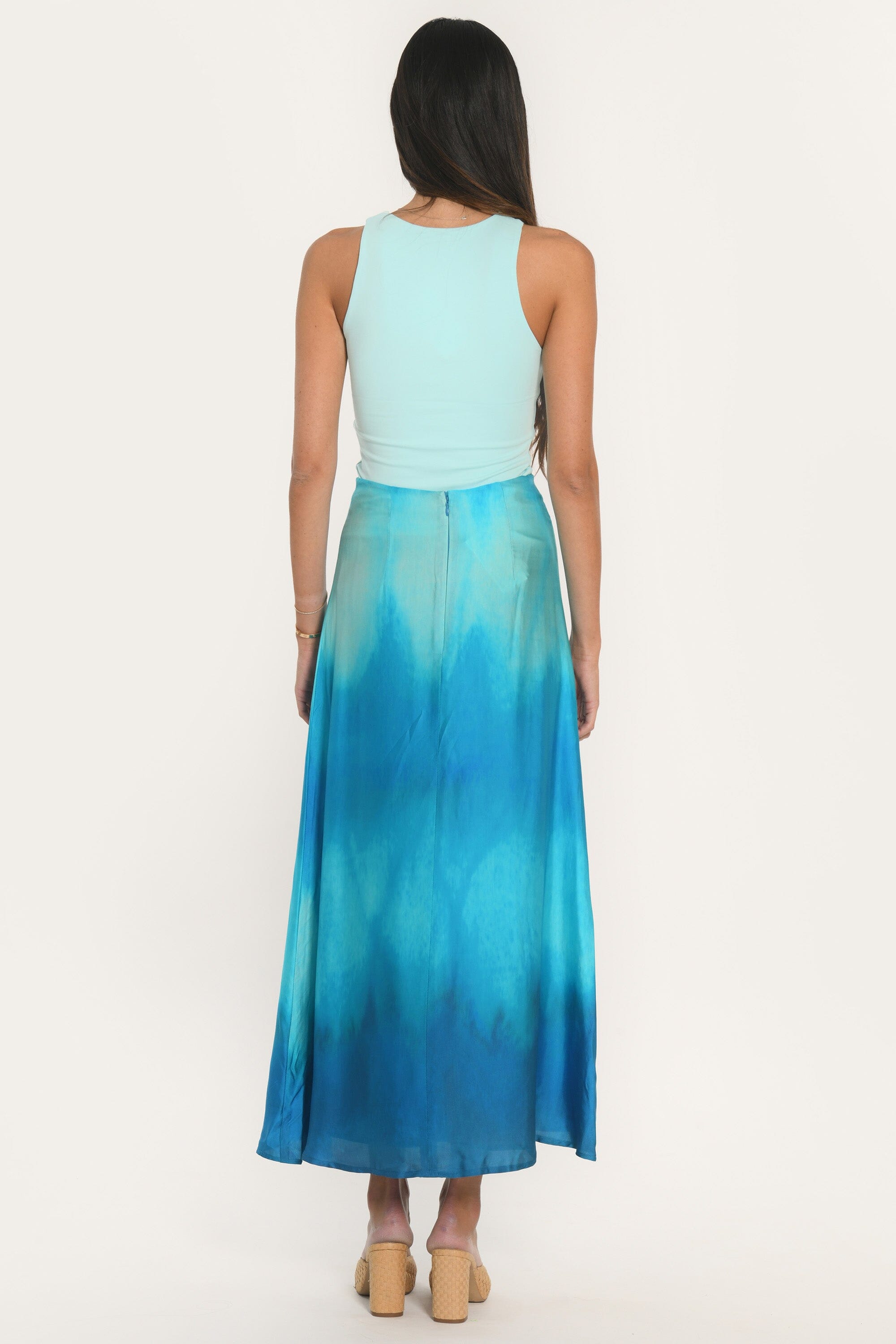JUPE MIDI - AURORA - CYAN JUPE NEW KOOKAI Mode Kookai