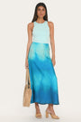 JUPE MIDI - AURORA - CYAN JUPE NEW KOOKAI Mode Kookai