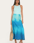 JUPE MIDI - AURORA - CYAN JUPE NEW KOOKAI Mode Kookai