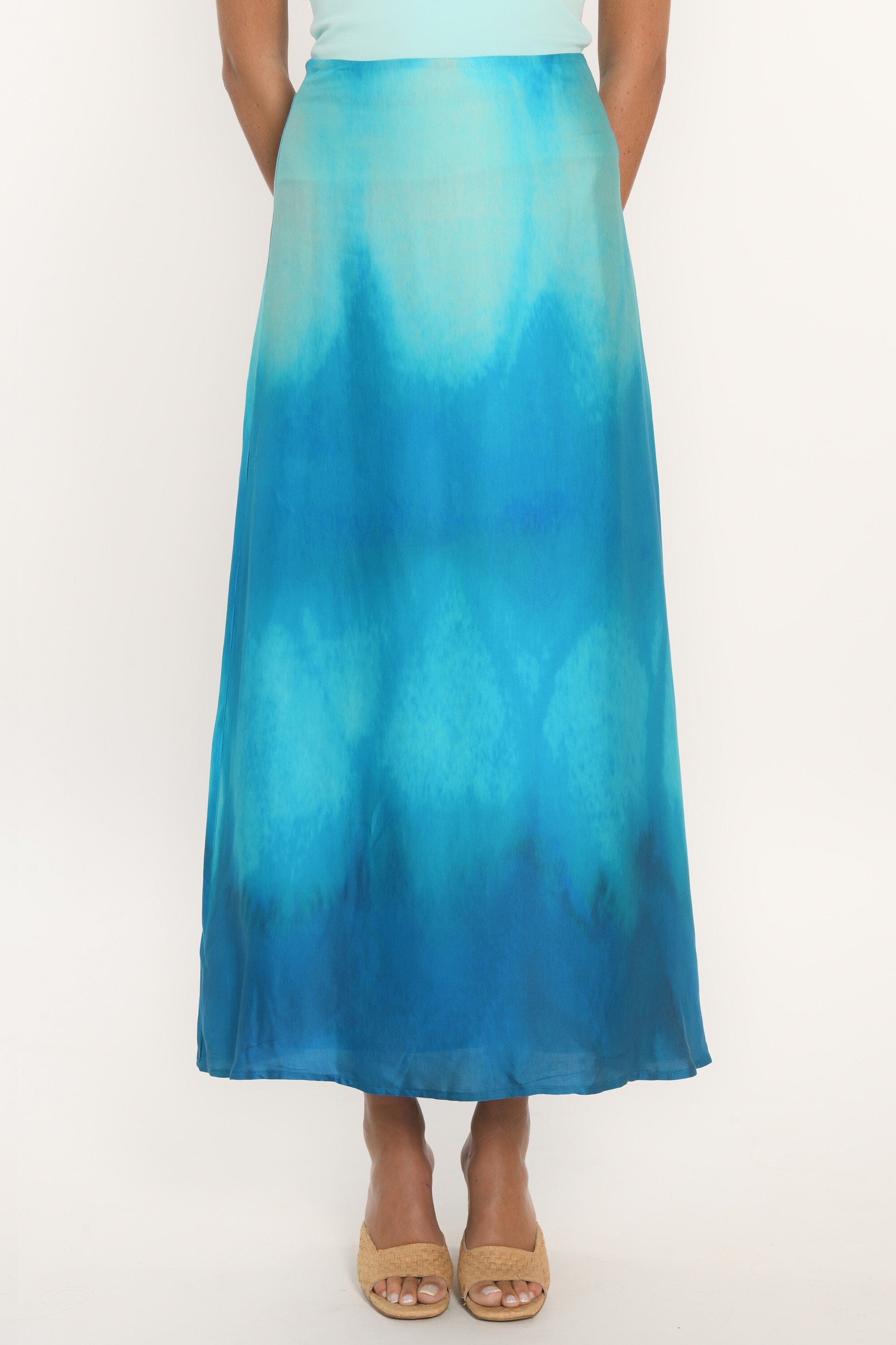 JUPE MIDI - AURORA - CYAN JUPE NEW KOOKAI Mode Kookai