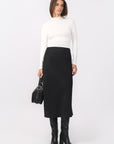 JUPE MIDI - BERGAMOTE - NOIR JUPE NEW KOOKAI Mode Kookai