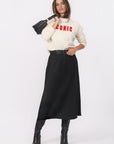 JUPE MIDI - BERGAMOTE - NOIR JUPE NEW KOOKAI Mode Kookai