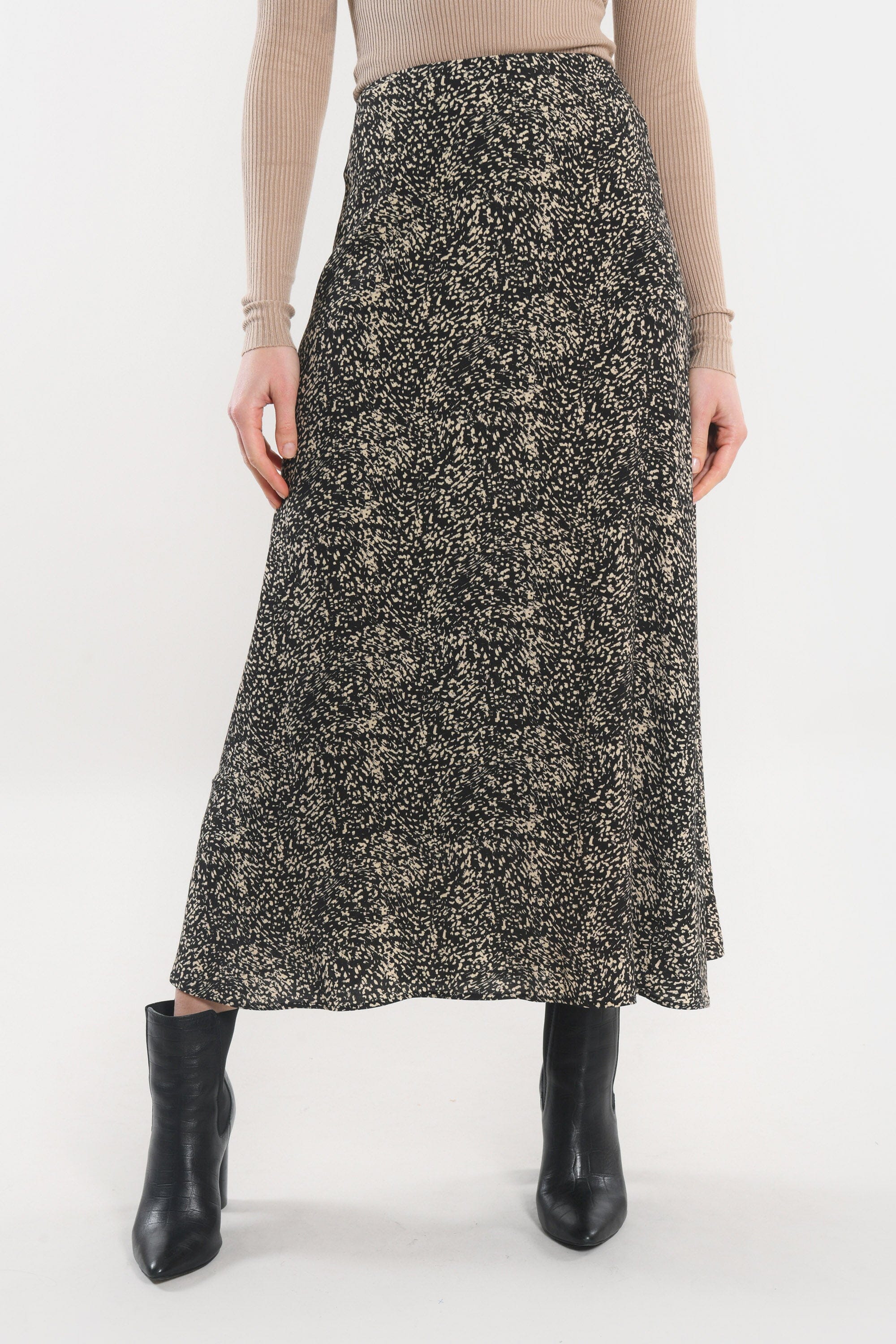 JUPE MIDI - BIANCA - NOIR JUPE KOOKAI Mode Kookai
