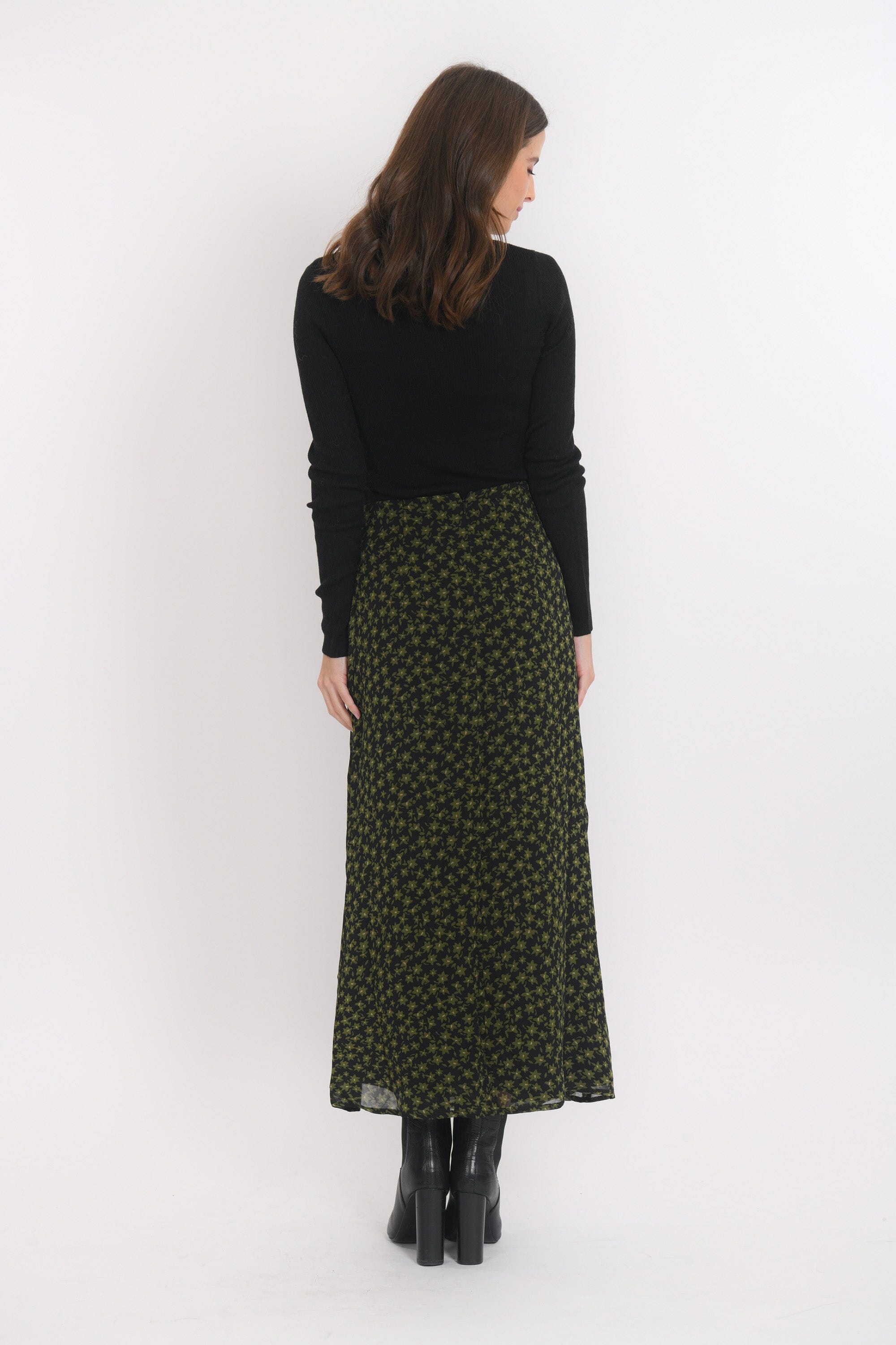 JUPE MIDI - BILITIS - NOIR JUPE NEW KOOKAI Mode Kookai