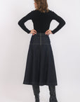 JUPE MIDI - BRIANNA - BRUT JUPE SPORTWEAR NEW KOOKAI Mode Kookai