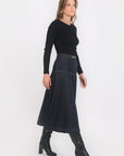 JUPE MIDI - BRIANNA - BRUT JUPE SPORTWEAR NEW KOOKAI Mode Kookai