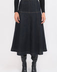 JUPE MIDI - BRIANNA - BRUT JUPE SPORTWEAR NEW KOOKAI Mode Kookai