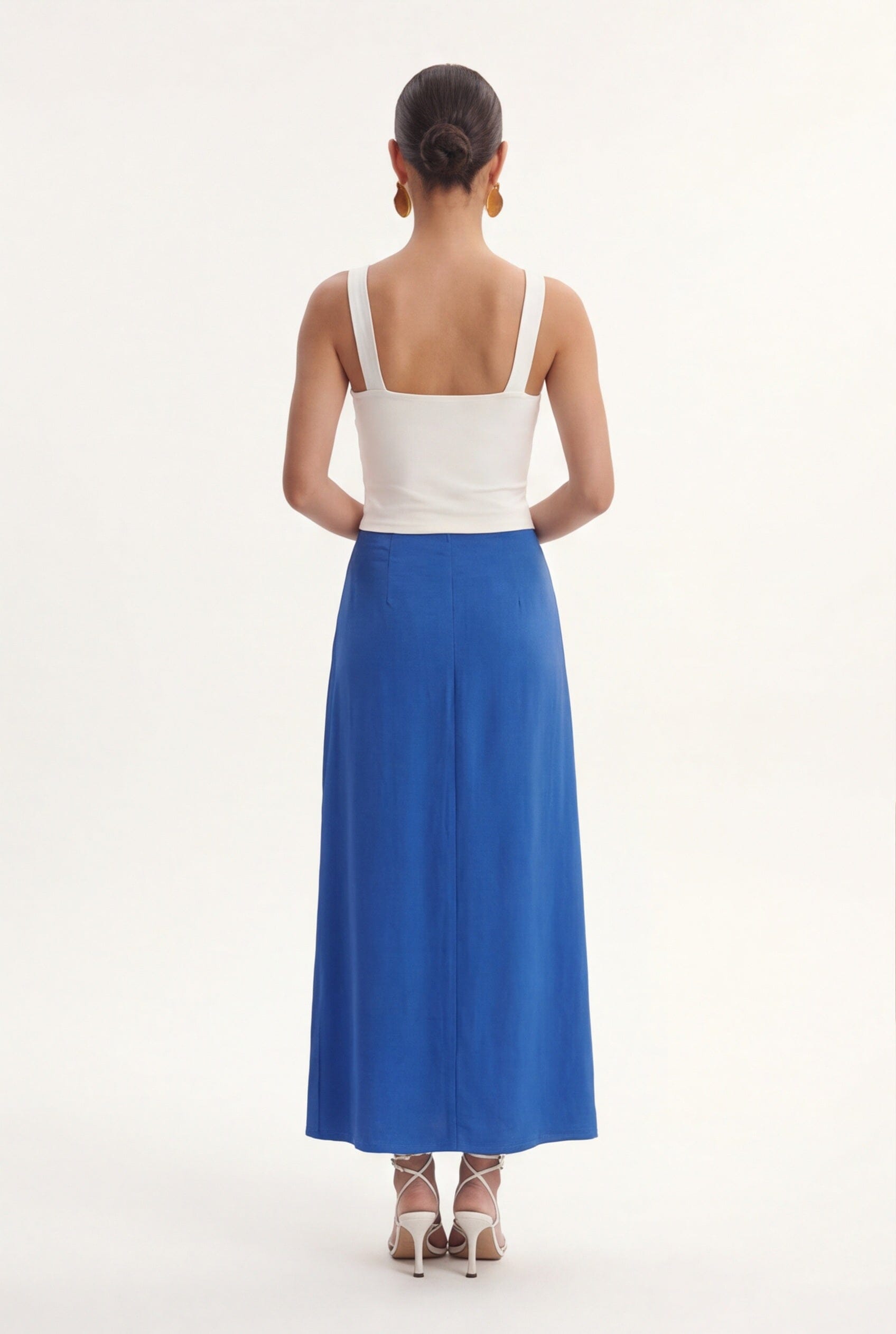 JUPE MIDI - CANDY - COBALT JUPE NEW KOOKAI Mode Kookai