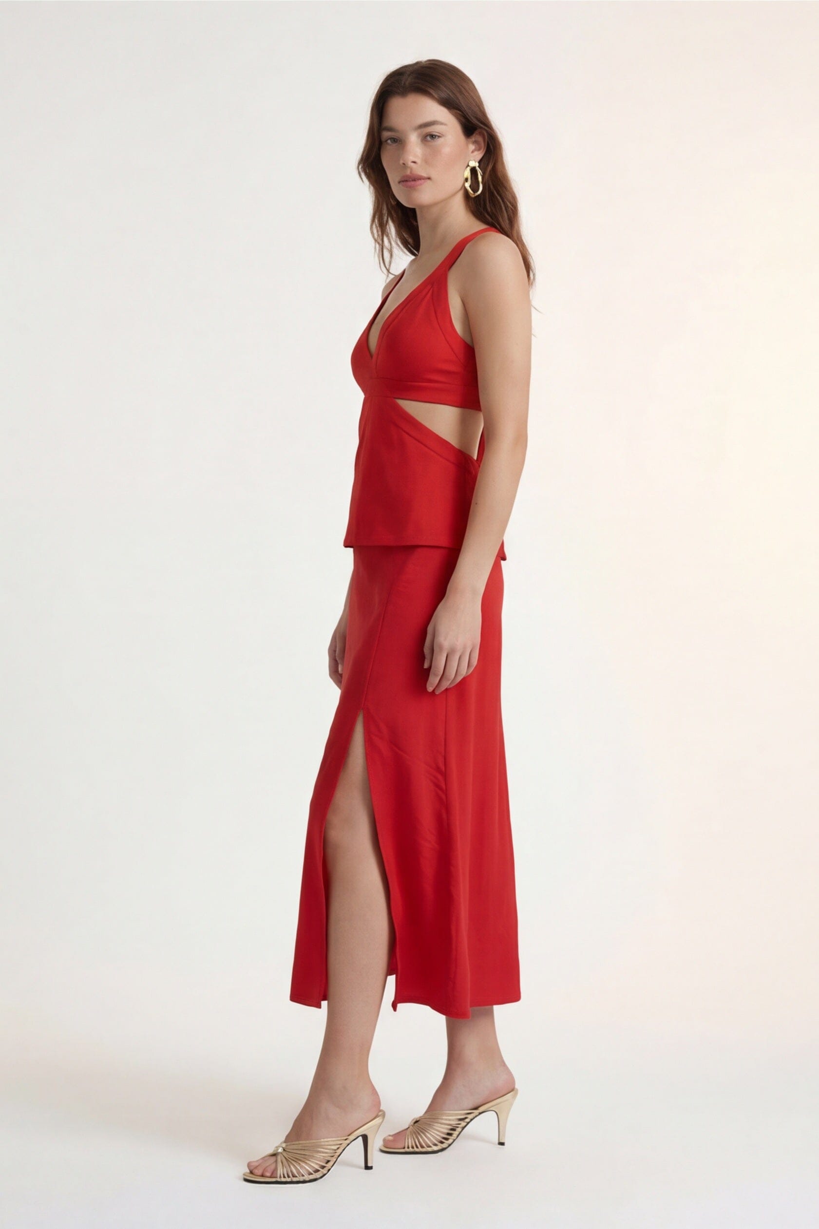 JUPE MIDI - CANDY - ROUGE JUPE NEW KOOKAI Mode Kookai